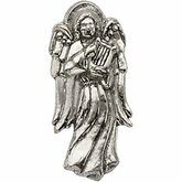 Angel with Harp Lapel Pin