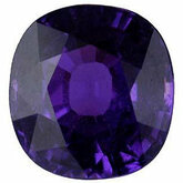 Antique Square Genuine Purple Sapphire (Black Box)