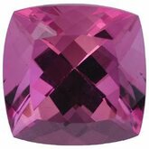 Cushion Genuine Pink Tourmaline (Notable Gems™)