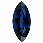 Marquise Genuine Blue Sapphire (Black Box)