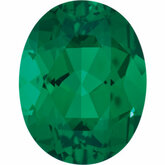Oval Lab Created Emerald