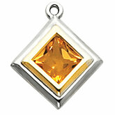 Two Tone Dangle Mounting for Square/Princess Center