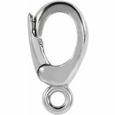 Elongated Charm Bail with Jump Ring (Small)