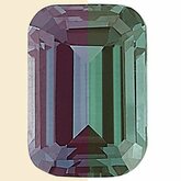 Emerald/Octagon Lab Created Alexandrite
