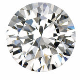 Round Imitation Diamond