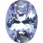 Oval Lab Created Lavender Cubic Zirconia