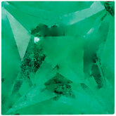 Square Genuine Emerald
