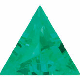 Triangle Chatham Created Emerald