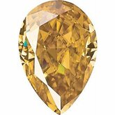 Pear Fancy Brown Stuller Lab-Created Moissanite™