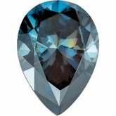Pear Fancy Blue Stuller Lab-Created Moissanite™