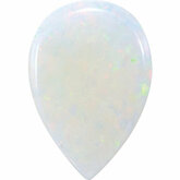 Pear Genuine White Opal