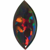 Marquise Lab Created Black Opal