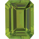 Emerald/Octagon Genuine Peridot