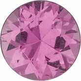 Round Genuine Pink Sapphire