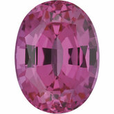 Oval Lab Created Pink Sapphire