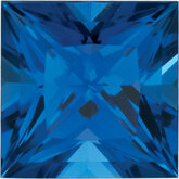 Square Lab Created Blue Sapphire