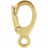 Elongated Charm Bail with Jump Ring (Small)