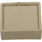 Square Pendant Magnetic Insert Suede Display