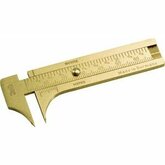 Brass Sliding MM Gauge 2 1/4" with Pointed Tip