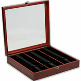 Rosewood Finish Wooden Box for Stone Parcel Papers