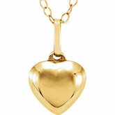 Youth Puffed Heart Pendant