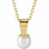Youth Freshwater Cultured Pearl Pendant