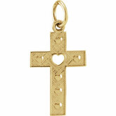 Youth Heart Cross Necklace