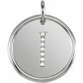 Posh MommyÂ® Initial Roxy Pendant or Necklace