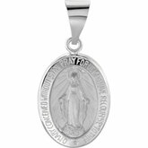 Hollow Oval Miraculous Medal