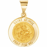 Hollow Round St. George Medal