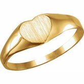 Youth Heart Signet Ring