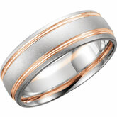 Two Tone 7mm Band