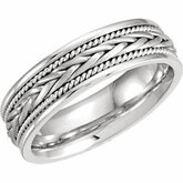 Hand-Woven 6.75mm Band