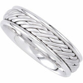 Hand Woven 6.5mm Comfort Fit Band