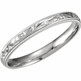 3mm Hand-Engraved Band