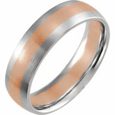 Two-Tone 5.5mm Comfort-Fit Design Band