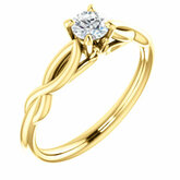 Charles & Colvard Moissanite® Solitaire Engagement Ring