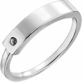 Stackable Engravable Ring Mounting for Mother
