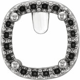Cushion 4-Prong Halo-Style Pierced Gallery Setting for Earring Assembly