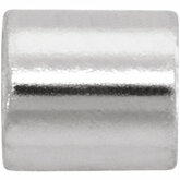 2mm Silver-Plated Crimp Tube