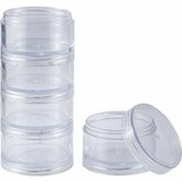 6 Pc. Stackable Round Tray Set
