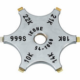 Gold Test Star Plate